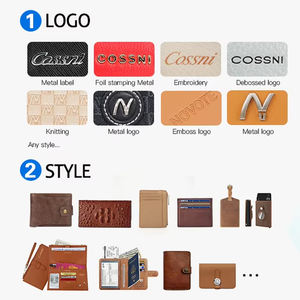 Держатель карты бумажник из натуральной кожи с RFID-Держатель карты - Product Image 2