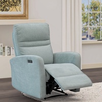 Sofá reclinable eléctrico Manual de diseño ergonómico, sofá cama individual de tela, para el hogar sillón de sala de estar, juego de sofá perezoso, mecedora