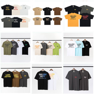 C0527 Hot Bán Thiết Kế Thư In Bông Áo Thun Quá Khổ Ngắn Tay Unisex Top Hight Chất Lượng - Product Image 3