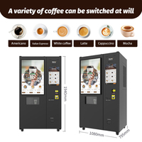 TCN OEM/ODM Máquina expendedora personalizable Sistema de pago múltiple Máquina Expendedora de café helado de autoservicio