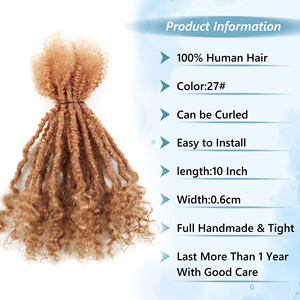 Extensions de cheveux 100% naturels en gros : Locs, <span class=keywords><strong>Dreadlocks</strong></span> au crochet, Boom Locs tressées pour femmes noires - Product Image 3