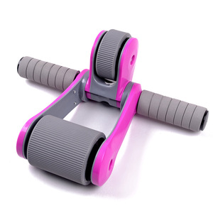 Foldable <strong>Abs</strong> <strong>Workout</strong> Kit with Knee Pad <strong>ab</strong> Wheel <strong>Roller</strong> - Product Image 4