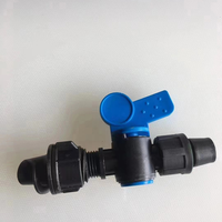 Mini vanne pour raccords de ruban d'irrigation goutte à goutte agricole