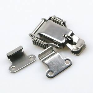 Serrure à double ressort en acier inoxydable 304 industriel, petite serrure pour boîte en bois, loquet, accessoires pour sac, attaches, produit - Product Image 2