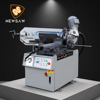 Scie à ruban horizontale NSX-200 pour métaux, machine de découpe de précision industrielle pour tuyaux et barres en acier avec certification CE