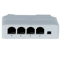 Commutateur d'extension poe 30w 100Mbps Installation sur rail DIN