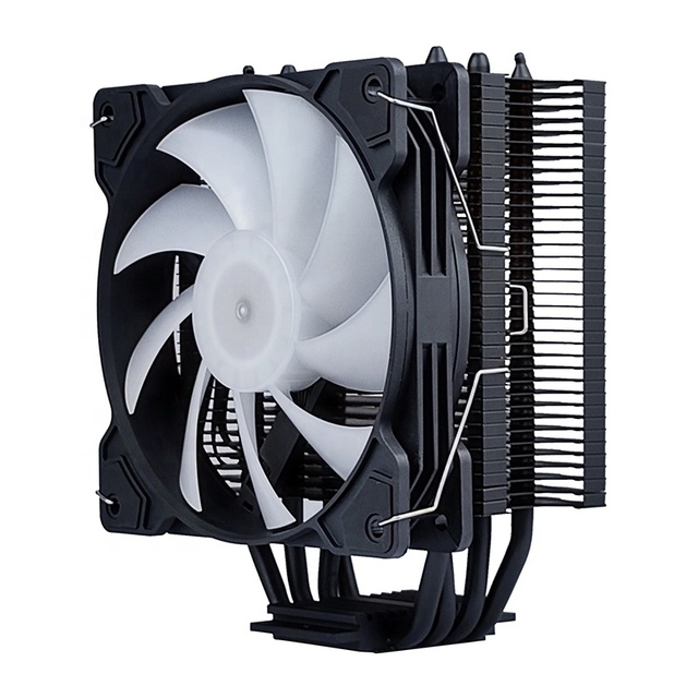 NEW-DESIGN CPU Cooling Fan 4 P Heatpipe LGA High-Performance CPU Cooler RGB AM5 AM4 CPU Cooling Fan Gaming Peripheral Outfit