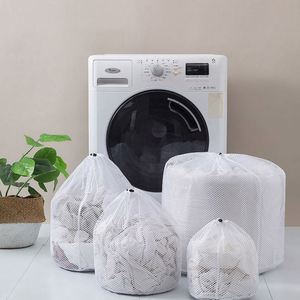 Nuevo Juego de Bolsas de Red para Lavandería con Cordón, de Nailon, para Lavado y Limpieza en Seco a Máquina - Product Image 1