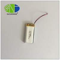 Batterie au lithium à décharge profonde 3,7 V 800 mAh, batterie au phosphate de fer et de lithium 702550, batterie au lithium polymère personnalisée pour vélo électrique