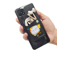 Personnalisable Mini Business Style Smart Wallet UV Imprimé Silicone Téléphone Cellulaire et Titulaire de la Carte de Crédit Cadeaux Promotionnels d'Affaires