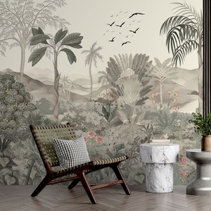 <span class=keywords><strong>Papier</strong></span> 3D écologique imperméable facile à installer soi-même, motif botanique tropical, forêt tropicale, arbre, plante, fleur, paysage <span class=keywords><strong>jungle</strong></span> pour salon - Product Image 3