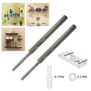 JH-Mech Zinc Plating <strong>Concealed</strong> <strong>Shelf</strong> Support Screw Connection <strong>Shelf</strong> <strong>Brackets</strong> - Product Image 2