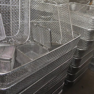 Panier de stérilisation en acier inoxydable panier de plateau de désinfection d'instruments chirurgicaux pour orthopédie ORL ophtalmique - Product Image 5