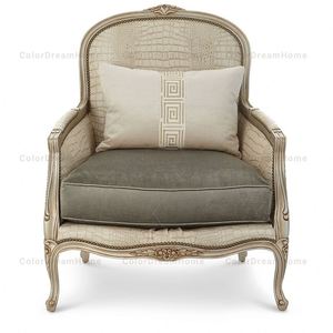 Canapé royal en bois antique, sofa de loisirs, design fait à la main, de haute qualité, 2 pièces - Product Image 1