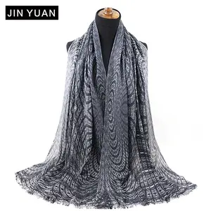 custom logo design fashion australian merino wool scarves Shawl autumn winter women warm print wool scarf stoles