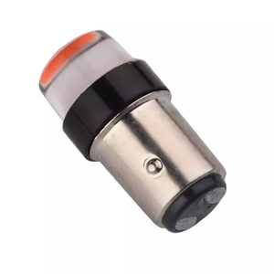 หลอดไฟรถยนต์ 12V S25 1LED 1156 1157 แบบแฟลช Strobe P21W BA15S BAY15D COB คริสตัลไลท์ วัสดุซิลิโคน สีขาว - Product Image 1
