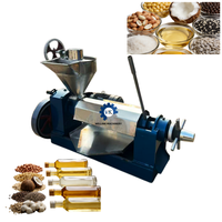 Portable for home use coconut screw extractor Small Scale Oil Mill Machine Roast Press + Filter 3-in-1