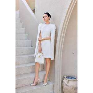 Robe formelle de haute qualité pour femmes, coupe élégante, style haut de gamme Enzo Leo, vêtement du Vietnam, fournisseur OEM ODM - Product Image 2