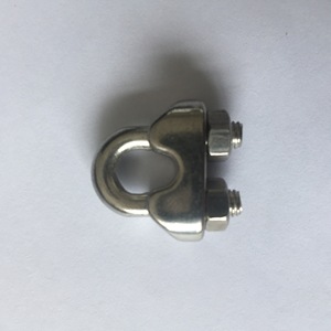Clip de fixation pour câble en acier inoxydable 10 mm, type métrique, avec embase pour carte, pour usage général - Product Image 2