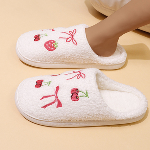 Meilleures pantoufles d'intérieur en TPR pour femmes, avec dessus en peluche, pantoufles élégantes pour femmes de qualité supérieure - Product Image 5