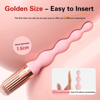 Analperlen-Vibrator für Frauen Vagina-Klitoris-Stimulator Vibrierender Analplug Männlicher Prostata-Massager Anus-Sexspielzeug Paar-Sexspielzeug