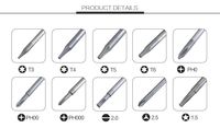 CR-V Pentalobe T2 T3 T4 T5 T6 T8 PH00 PH00 PH0 Jeu d'outils de tournevis cruciformes Torx Triangle fendu