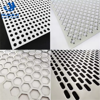 Tôle perforée en acier inoxydable 316 à gros trous ronds de 5 à 20 mm avec surface passivée pour grilles de ventilation