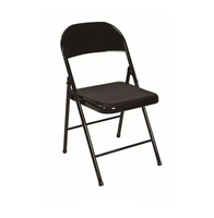 Chaise pliante d'extérieur pour barbecue, mariage, confortable, en PU, avec cadre en métal solide, vente en gros directe d'usine, best-seller