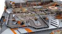 Conception de parc de trampolines commercial, aire de jeux d'aventure intérieure, karting, toboggans, solutions personnalisées, multi-matériaux, tout-en-un