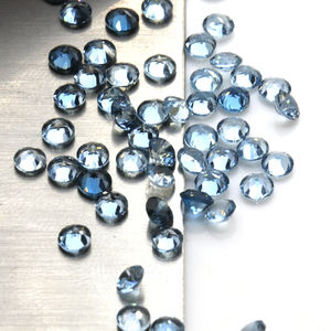 Nuovo arrivo Natural London Blue Topaz Round Brilliant Cut Gemstones pietra semipreziosa allentata all'ingrosso per la creazione di gioielli - Product Image 4