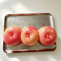 Jouet anti-stress compressible en forme de pomme, infusé à l'huile de coco et à la vaseline, non rebondissant, très populaire