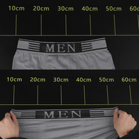 Sans étiquette Homme Basic Boxers Sous-vêtements Couleurs unies 98% Polyester Spandex Hommes Boxer Shorts Prix de gros Fabriqué à Yiwu Sous-vêtements