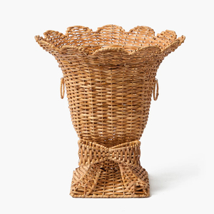 Elegante Urna con Base de <span class=keywords><strong>Mimbre</strong></span>, <span class=keywords><strong>Florero</strong></span> de Ratán Tejido a Mano para Flores Secas, <span class=keywords><strong>Florero</strong></span> de Mesa Minimalista de Ratán Hecho en Vietnam - Product Image 6