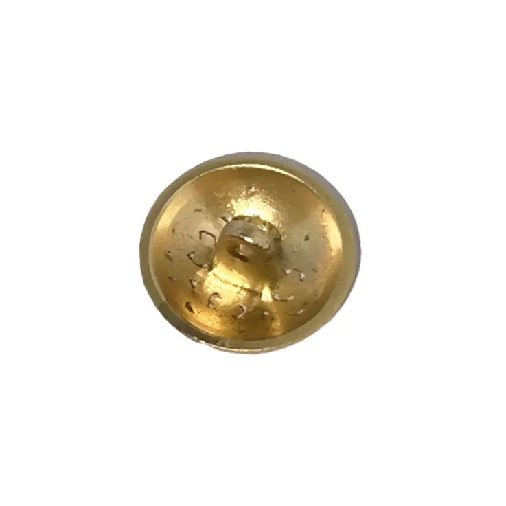 Chemise de chandail d'or avec la décoration et les boutons de coupe-métal élégants et élégants
