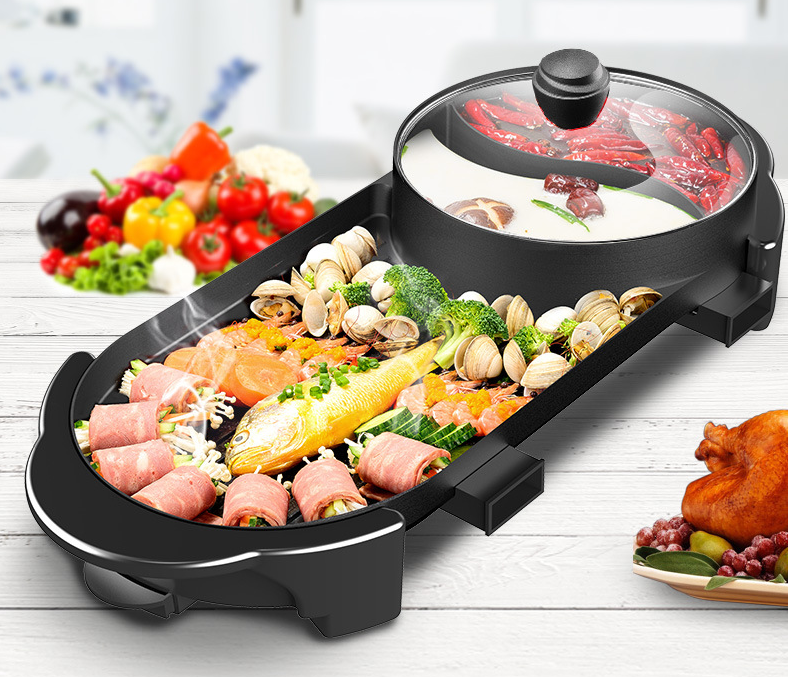 Household Smokeless Electric Grills Electric Griddles