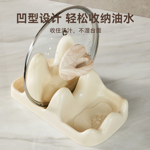HeDou C Pot Lid Rack Double Layer Countertop Storage Organizer Kitchen Storage ABS Material - Product Image 3