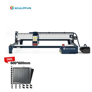 Ssculfun S30 Ultra 22W 600*600mm Desktop Carving Cutting Printer orecchino Phonecase Engraver Diode Mini macchina per incisione Laser