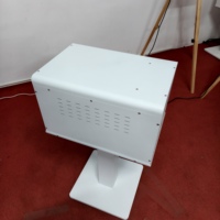 Penutup Stand Printer Foto Instan Metalik DNP RX1HS P525L Warna Putih Hitam untuk Pesta Pernikahan, Kompatibel dengan Kamera