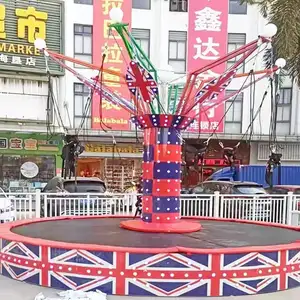 Adult Children Outdoor Bungee Jump 6 Spin Bungee Jump For Sale By Bungee Trampoline Manufacturer