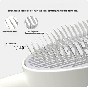 Cepillo Eléctrico para Mascotas con Batería, Rociador de Agua, Cuentas de 0.32mm para Masaje, Desenredante, Antiestático, Antibacteriano, Saludable - Product Image 3