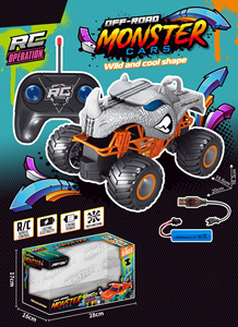 Camionetas RC 1:20 Recargables, Camioneta Dálmata, Cocodrilo, Rinoceronte, Camioneta Monstruo a Control Remoto, Juguetes para Niños, Auto de Escalada - Product Image 5