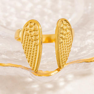 Fashion <b>Rings</b> 18k Gold Color Geometric Open Design Unisex Jewelry Gift - Product Image 3