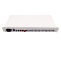 16 canaux FOX FXS voix sur multiplexeur optique 4FE téléphone sur convertisseur fibre avec RJ11