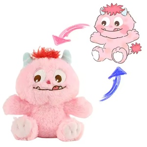Customizable Plush Toys Cute Pillow PP Cotton Plush <b>Doll</b> Bedside Pillow Pad Custom logo Packaging Label Hanging Tag - Product Image 5