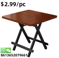 Table pliante extérieure à bas prix pour le personnel des immeubles de bureaux au design moderne
