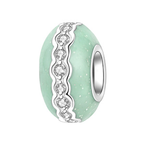 Original white copper <b>bead</b> <b>bracelet</b> - colorful isolation <b>bead</b> pendant, a personalized accessory suitable for both men and women - Product Image 3