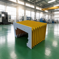 Housse de protection télescopique anti-poussière et résistante à l'huile pour soufflet d'accordéon et guide linéaire de machine-outil CNC
