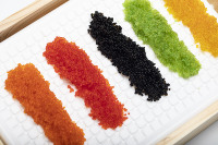 Caviar noir Ebiko en morceaux, saumon fumé, en gros, en sac et en boîte, prêt à consommer, certifié alimentation japonaise, 1 kg
