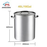 Logo personnalisé 50L Accueil Brasserie en acier inoxydable Bouilloire utilisée pour la maison Brew Restaurant Équipement de fermentation 200L 300L 100L