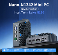 Mini PC Industrial N150 2 2.5GbE 2 10GbE SFP+ 4K Doble Pantalla DP HD DDR5 Dispositivo de Red